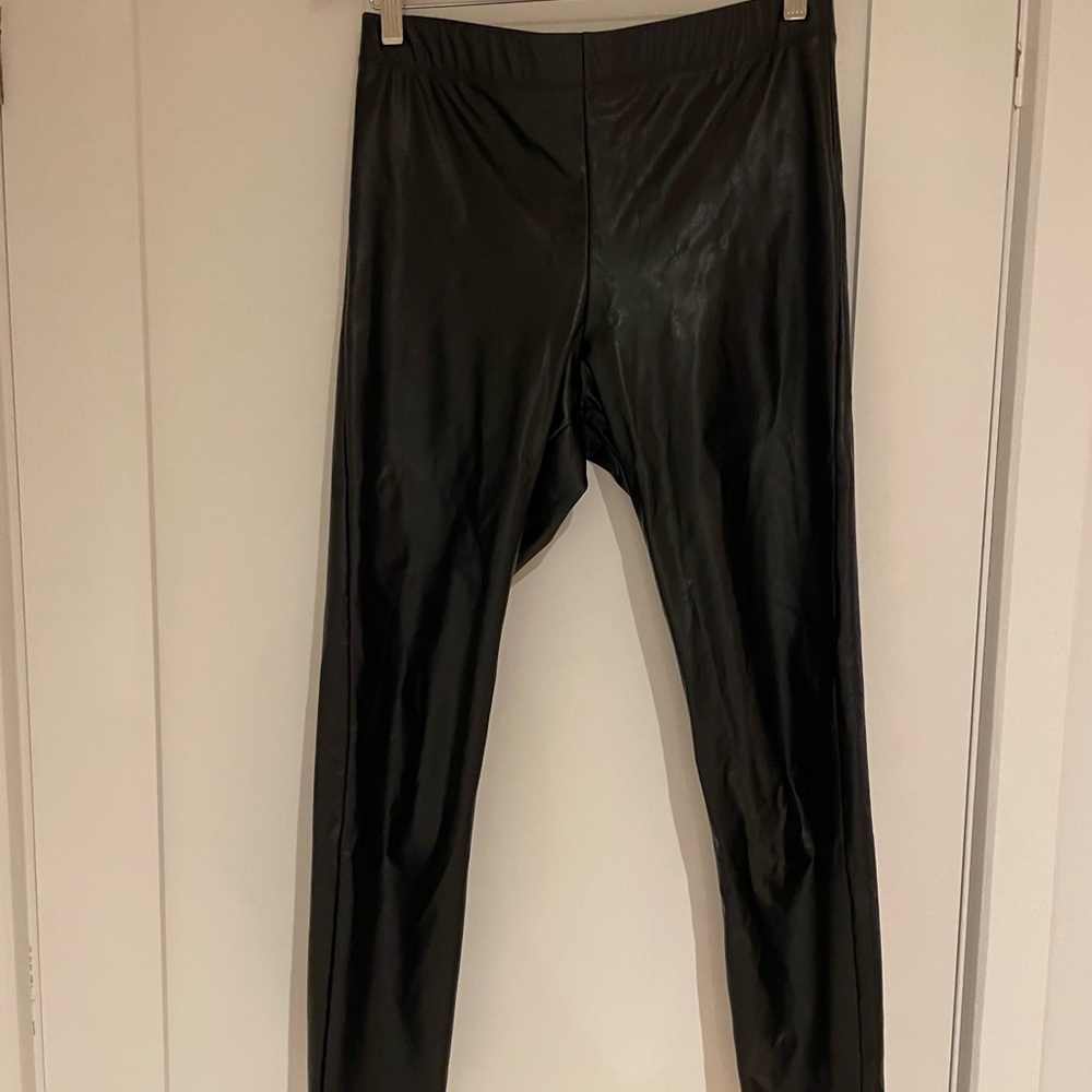 Topshop Faux Leather Leggings!! In great condition!!